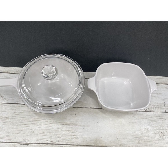 2 Vintage Corning Ware Dishes MEADOW Casserole P43B /Saucepan P89B W/LID - Picture 11 of 12